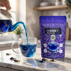 Prakrti Pure Blue Tea | Butterfly Pea Flower Tea | Caffeine-Free