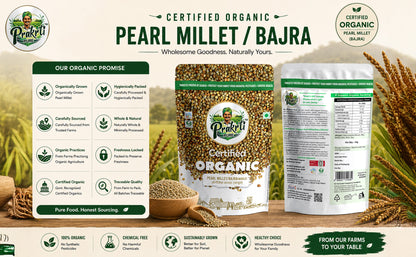 Prakrti Pure Organic Bajra | Whole Pearl Millet | Dietary Fiber